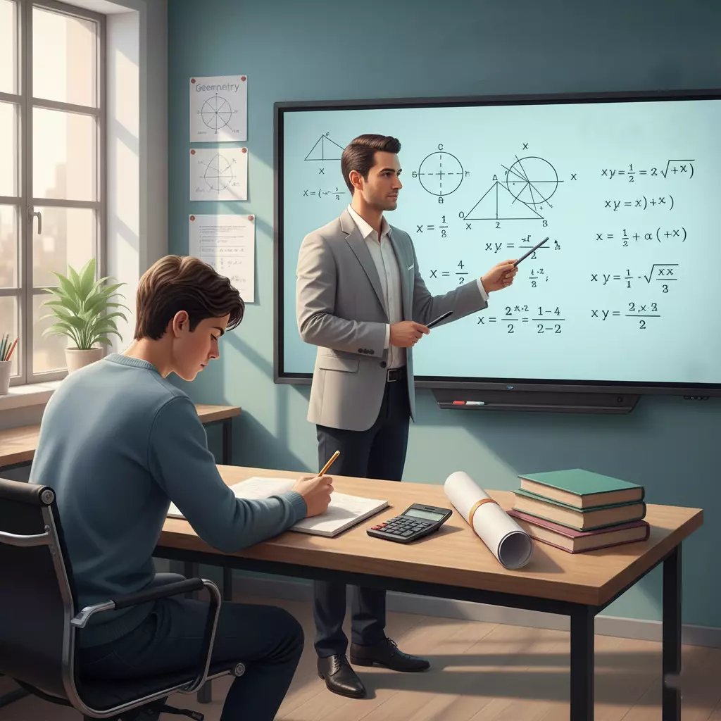 مدرس رياضيات بالرياض